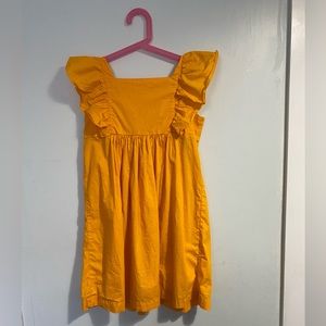 H&M orange cotton baby doll dress
